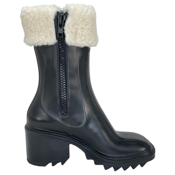 International Concepts Eddie2 Black PVC Heavy Duty Womens Rain Boots Size 6M - Picture 4 of 12